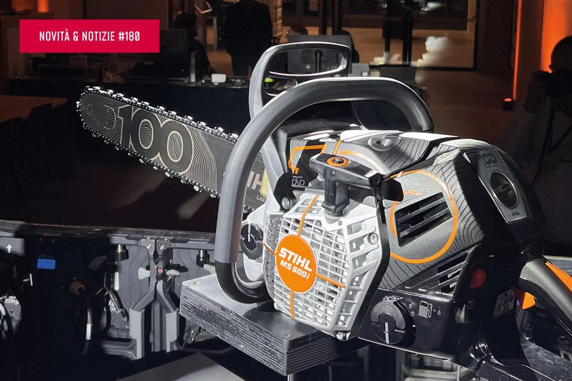 Stihl presenta la nuova MS500i per il suo centenario
